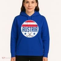 Austria Ice Hockey Flag Jersey Supporter Austrian Fan Gift Hoodie thumb 5