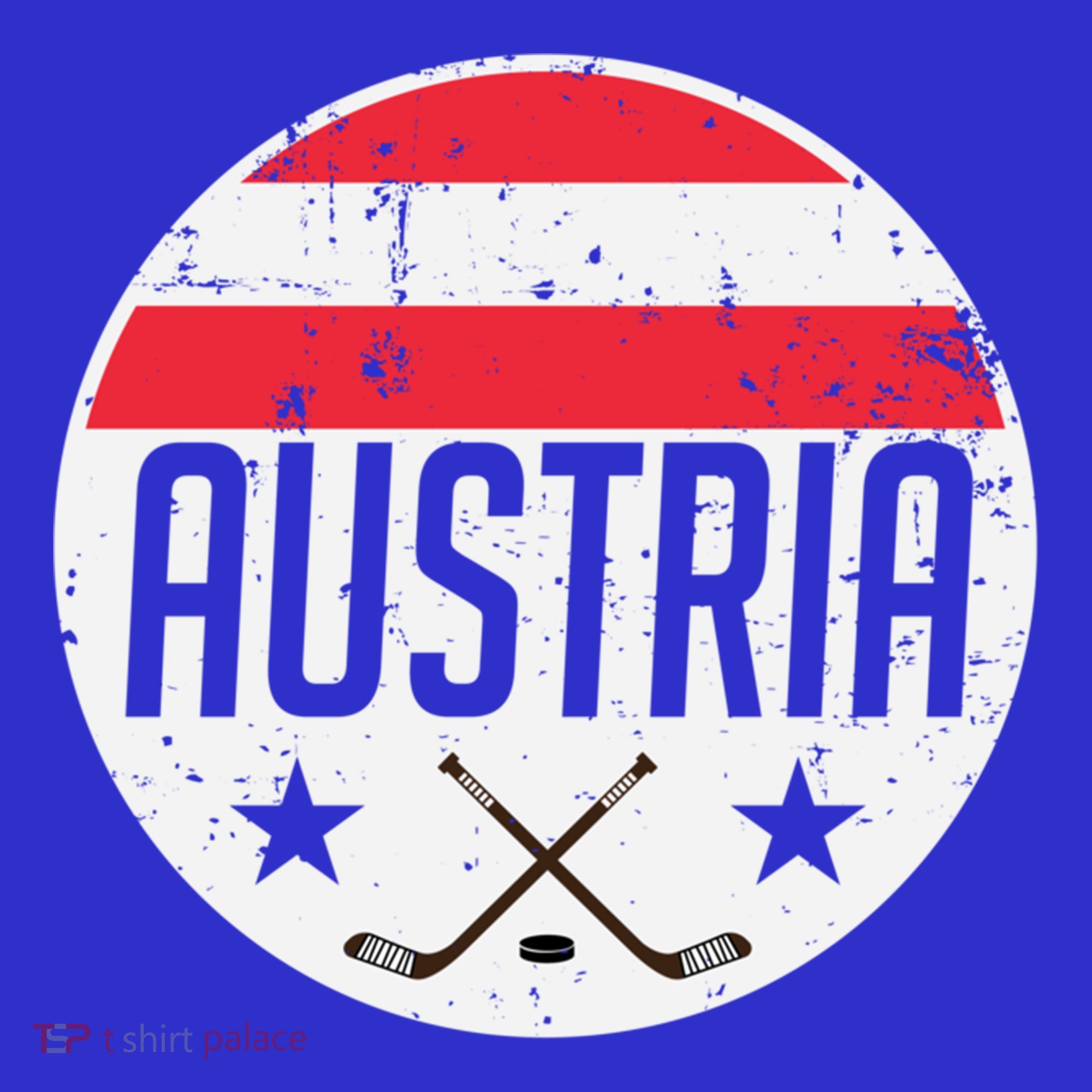Austria Ice Hockey Flag Jersey Supporter Austrian Fan Gift T-Shirt