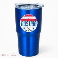 Austria Ice Hockey Flag Jersey Supporter Austrian Fan Gift Tumbler thumb 0