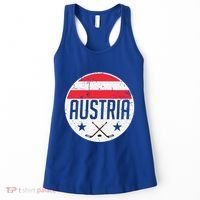 Austria Ice Hockey Flag Jersey Supporter Austrian Fan Gift Women's Tank Top thumb 0