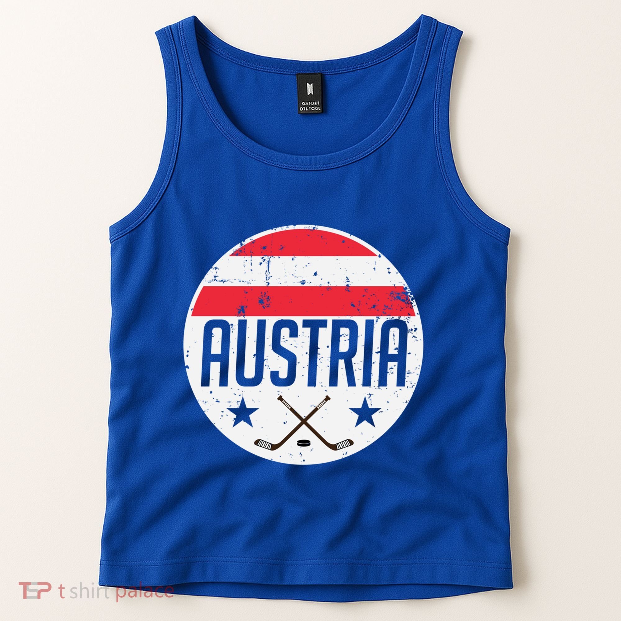 Austria Ice Hockey Flag Jersey Supporter Austrian Fan Gift Tank Top