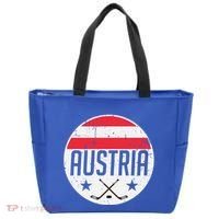 Austria Ice Hockey Flag Jersey Supporter Austrian Fan Gift Tote Bag thumb 0