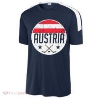 Austria Ice Hockey Flag Jersey Supporter Austrian Fan Gift Sport-Tek Competitor United Soccer Jersey thumb 2