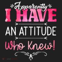 Apparently I Have An Attitude Who Knew Funny Sarcastic Gift Hat thumb 2
