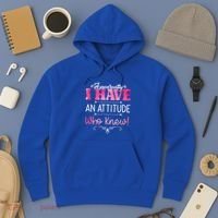 Apparently I Have An Attitude Who Knew Funny Sarcastic Gift Hoodie thumb 3