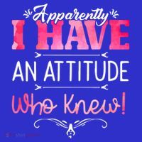 Apparently I Have An Attitude Who Knew Funny Sarcastic Gift Baby Bodysuit thumb 2