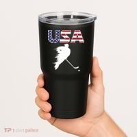 America Ice Hockey USA Flag Tumbler thumb 2