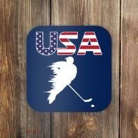 America Ice Hockey USA Flag Coaster thumb 0