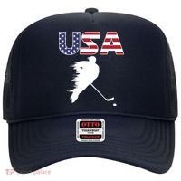 America Ice Hockey USA Flag Hat thumb 0