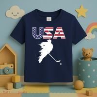 America Ice Hockey USA Flag Toddler T-Shirt thumb 3