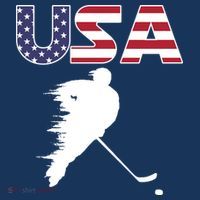 America Ice Hockey USA Flag Women's T-Shirt thumb 6