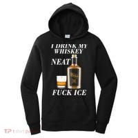 Anti ICE I Drink My Whiskey Neat Fuck ICE  Women's Hoodie thumb 0