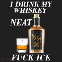 Anti ICE I Drink My Whiskey Neat Fuck ICE  Hat thumb 2