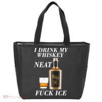 Anti ICE I Drink My Whiskey Neat Fuck ICE  Tote Bag thumb 0