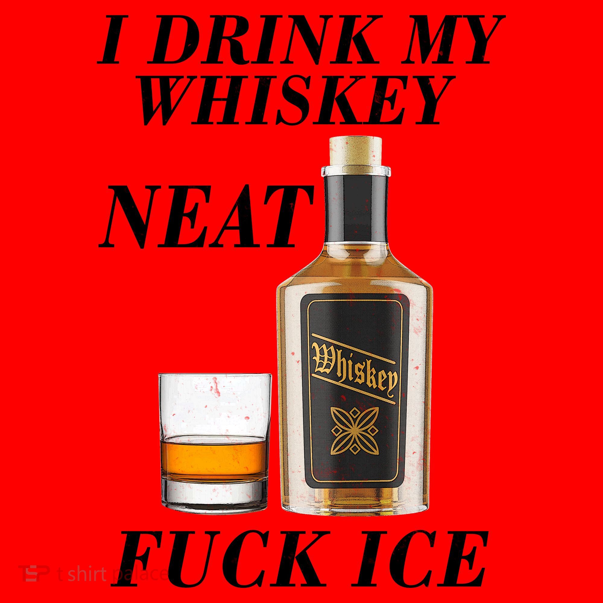 Anti ICE I Drink My Whiskey Neat Fuck ICE  Santa Hat