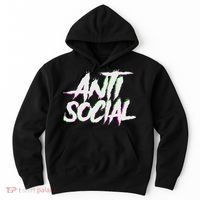 Antisocial, Introvert, I Hate People, Antisocial Club, Edm Hoodie thumb 0