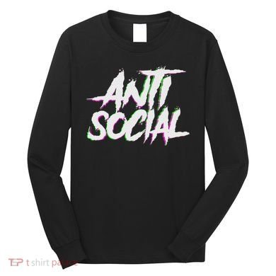Antisocial, Introvert, I Hate People, Antisocial Club, Edm Long Sleeve Shirt