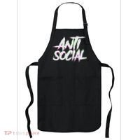 Antisocial, Introvert, I Hate People, Antisocial Club, Edm Apron thumb 0
