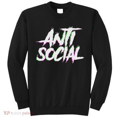 Antisocial, Introvert, I Hate People, Antisocial Club, Edm Sweatshirt