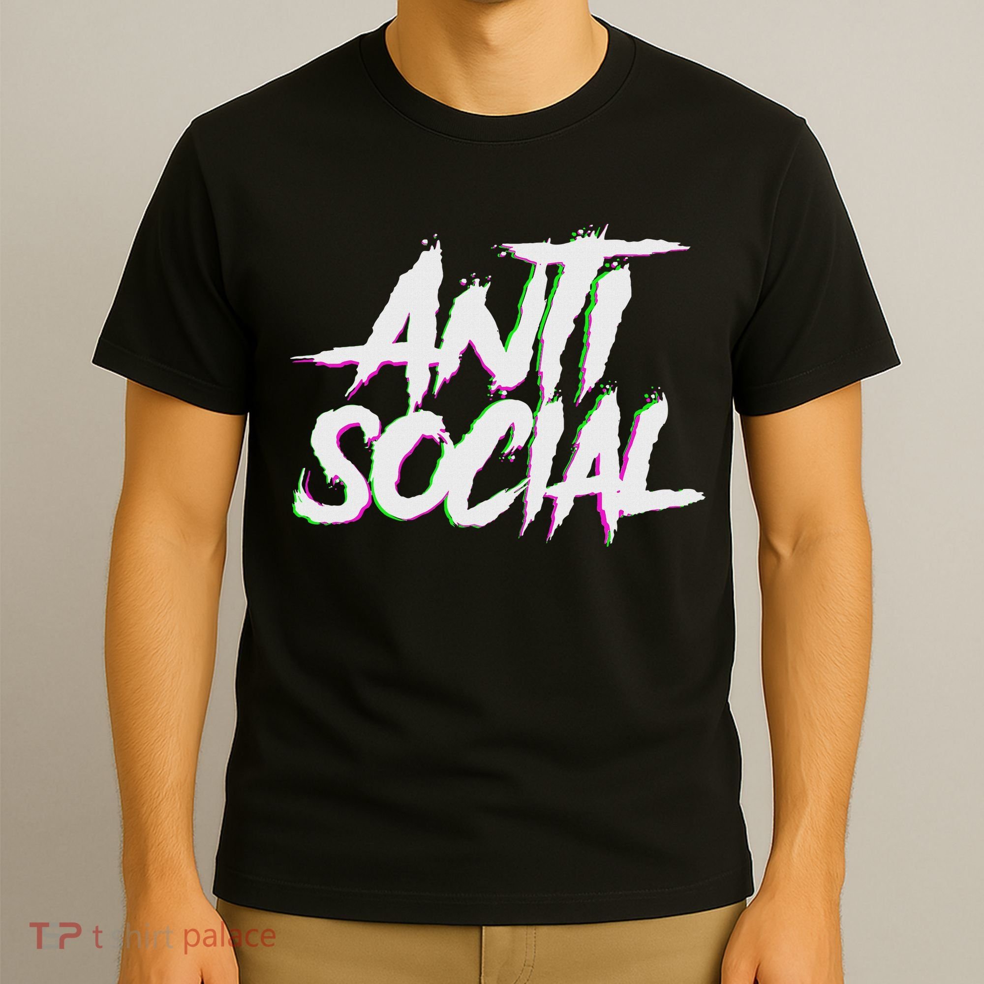 Antisocial, Introvert, I Hate People, Antisocial Club, Edm T-Shirt