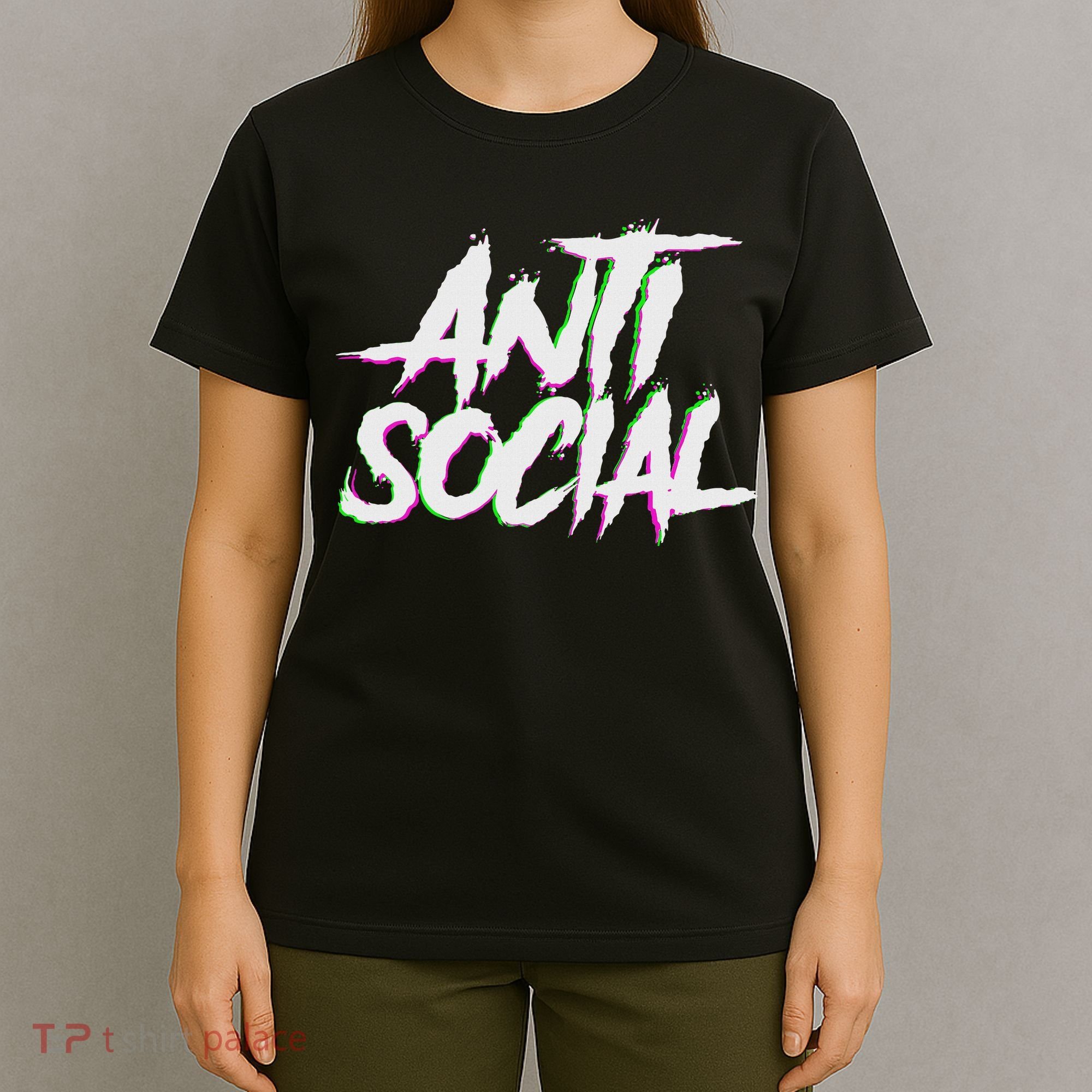 Antisocial, Introvert, I Hate People, Antisocial Club, Edm T-Shirt