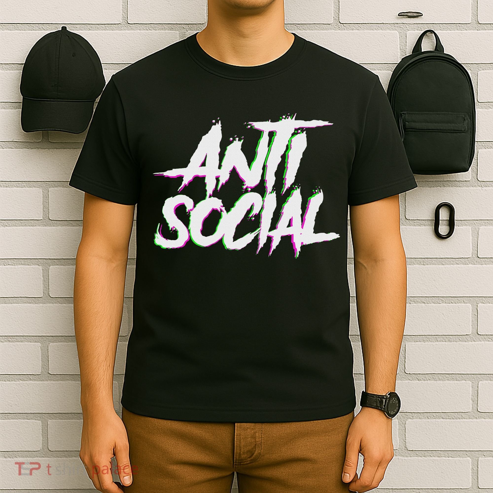 Antisocial, Introvert, I Hate People, Antisocial Club, Edm T-Shirt