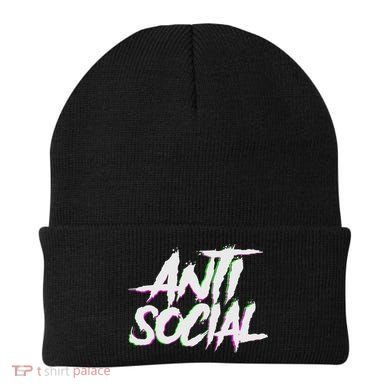 Antisocial, Introvert, I Hate People, Antisocial Club, Edm Beanie