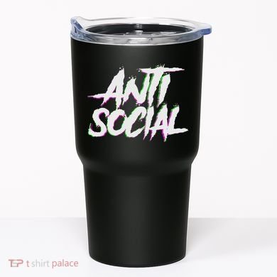 Antisocial, Introvert, I Hate People, Antisocial Club, Edm Tumbler