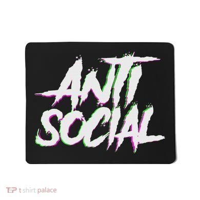 Antisocial, Introvert, I Hate People, Antisocial Club, Edm Mousepad