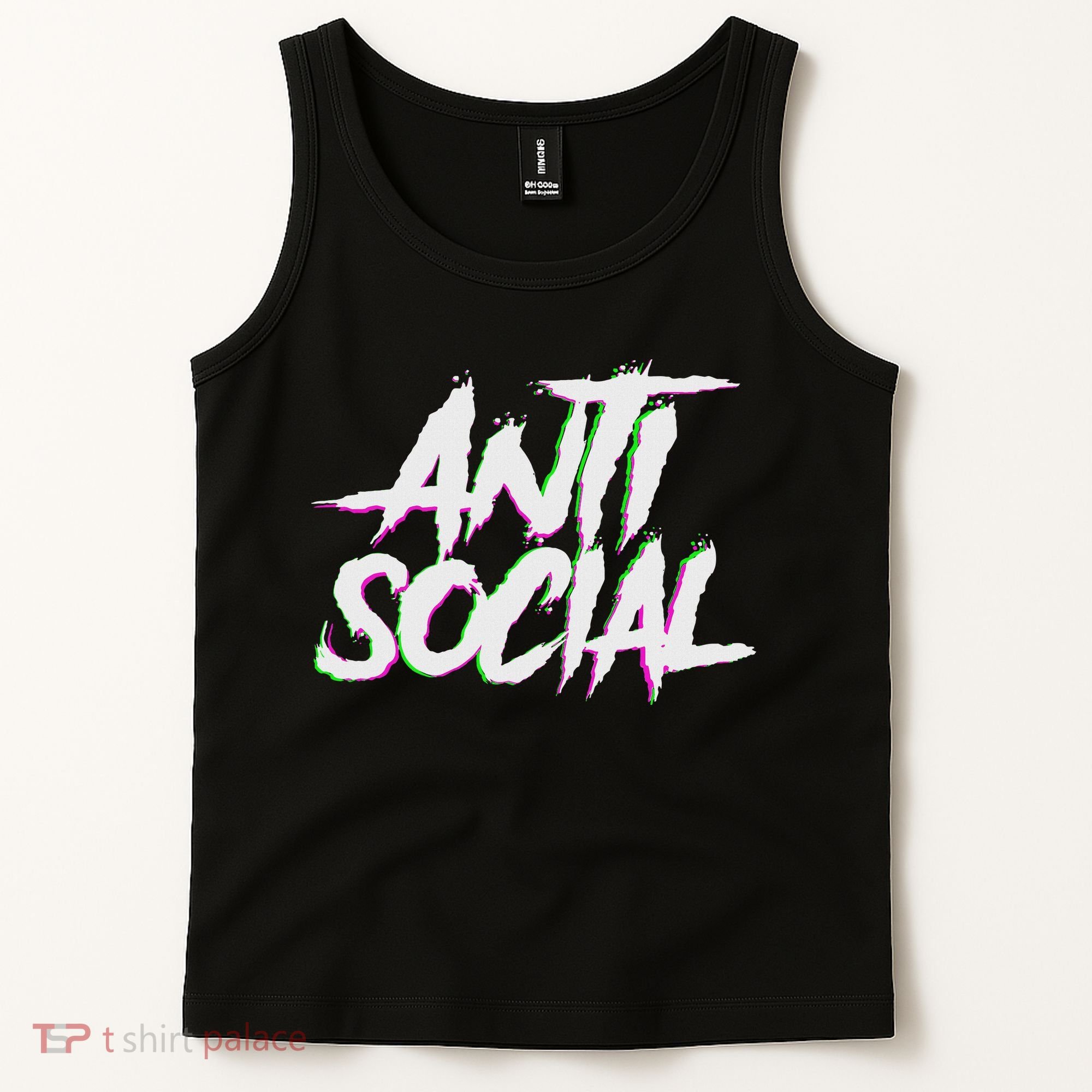 Antisocial, Introvert, I Hate People, Antisocial Club, Edm Tank Top