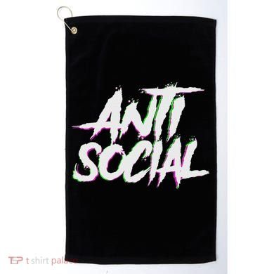Antisocial, Introvert, I Hate People, Antisocial Club, Edm Golf Towel
