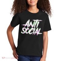 Antisocial, Introvert, I Hate People, Antisocial Club, Edm Kids T-Shirt thumb 2