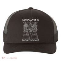 Actually It Is Rocket Science Math Engineering Teacher Yupoong Adult 5-Panel Trucker Hat thumb 0