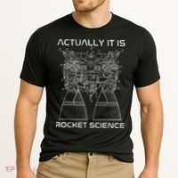 Actually It Is Rocket Science Math Engineering Teacher Cooling Performance Crew T-Shirt thumb 2