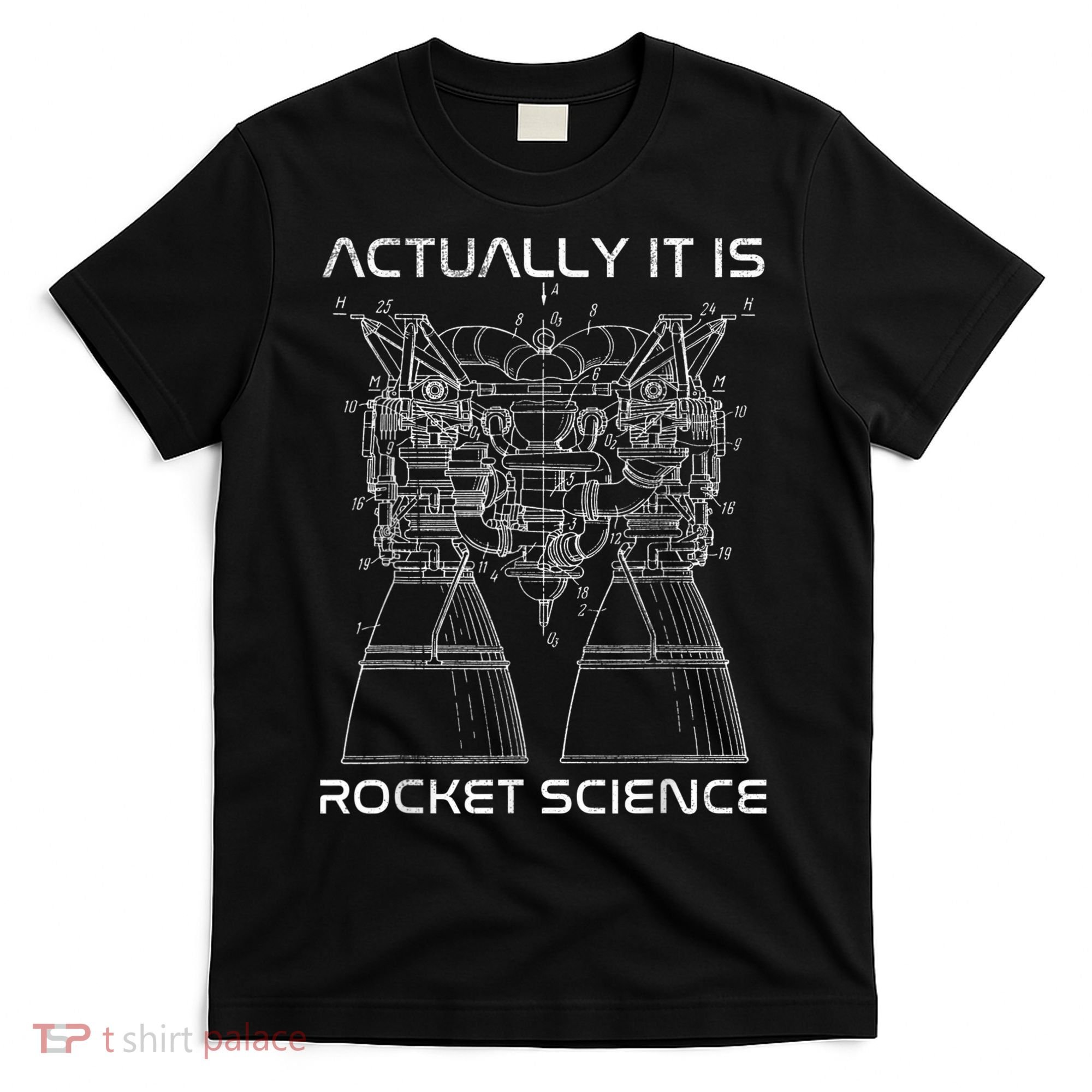 Actually It Is Rocket Science Math Engineering Teacher T-Shirt