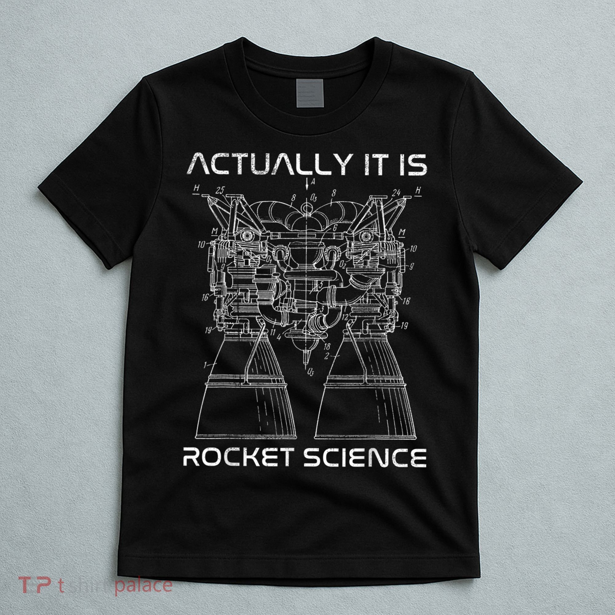 Actually It Is Rocket Science Math Engineering Teacher T-Shirt