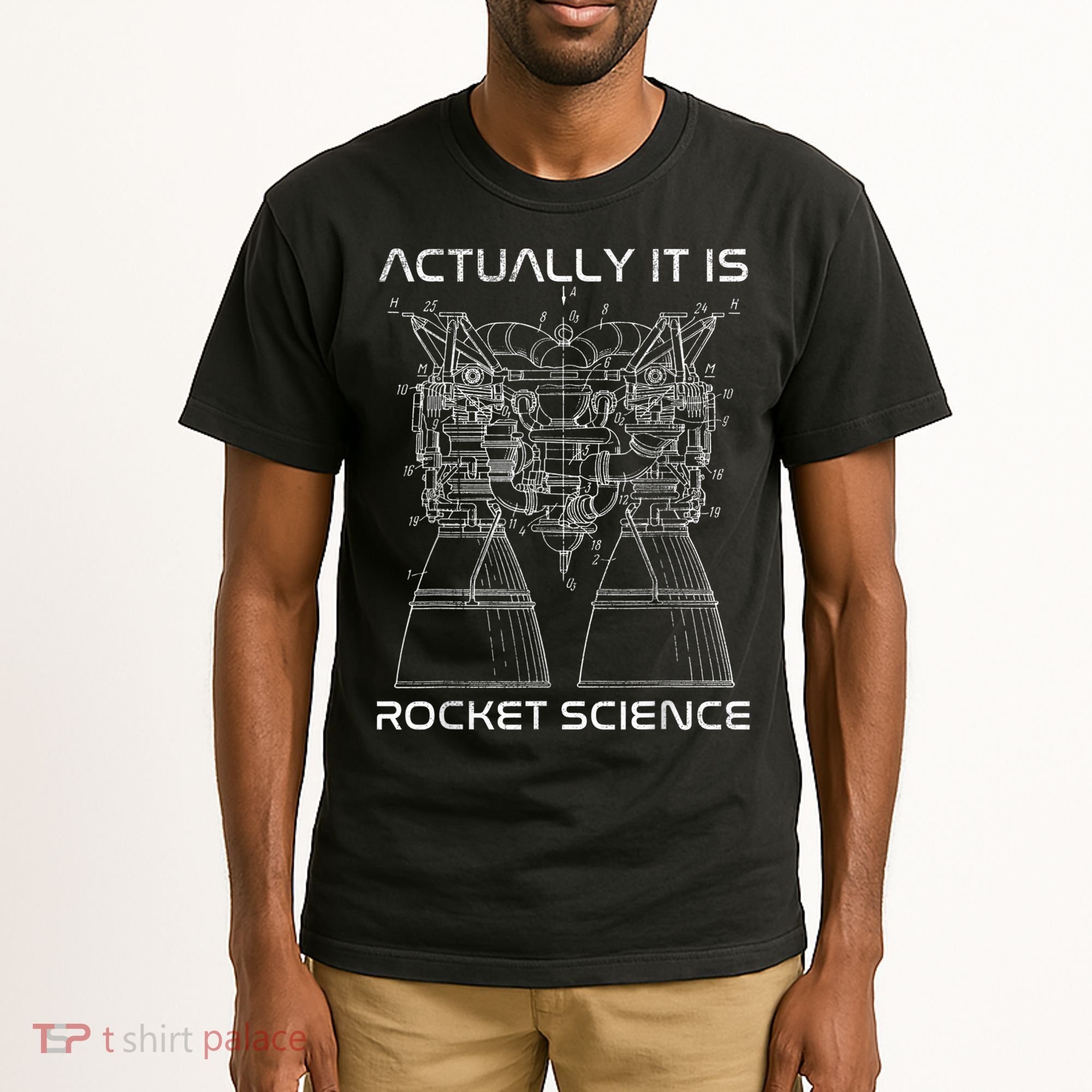 Actually It Is Rocket Science Math Engineering Teacher Tall T-Shirt