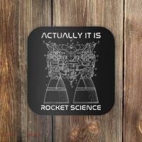 Actually It Is Rocket Science Math Engineering Teacher Coaster thumb 0