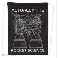 Actually It Is Rocket Science Math Engineering Teacher Drawstring Bag thumb 0