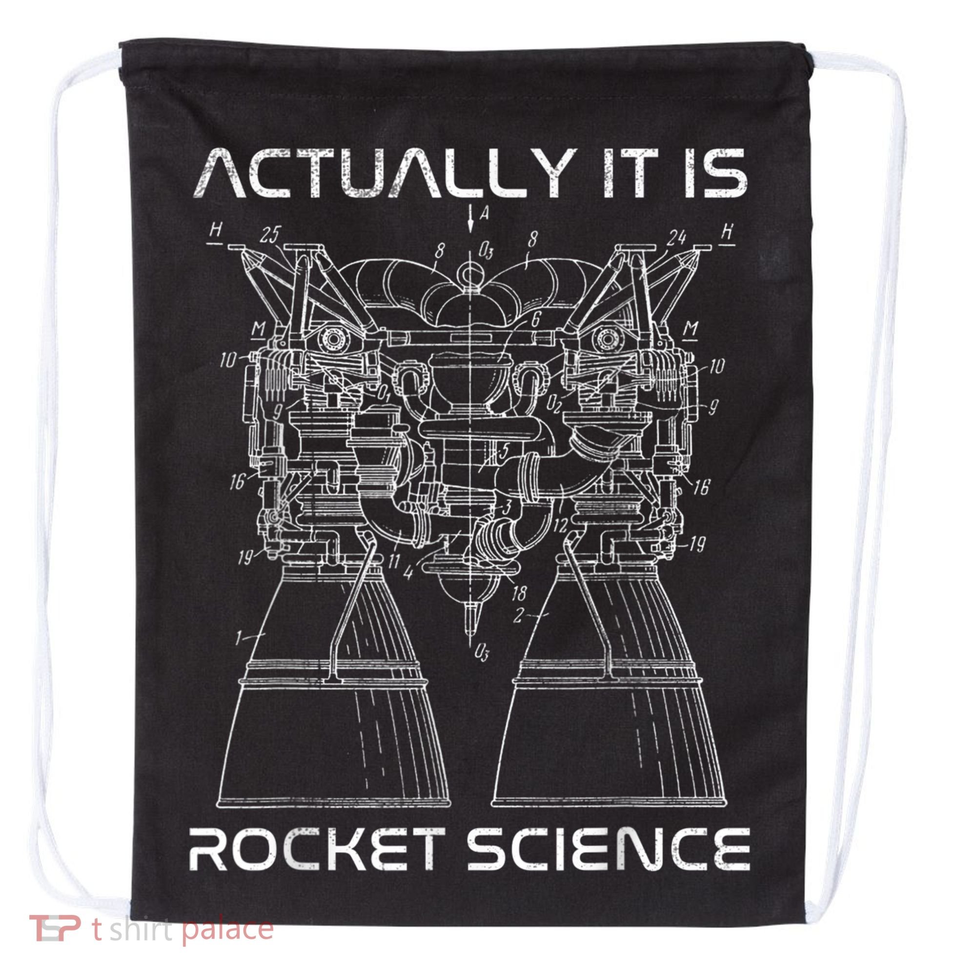 Actually It Is Rocket Science Math Engineering Teacher Drawstring Bag