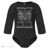 Actually It Is Rocket Science Math Engineering Teacher Baby Long Sleeve Bodysuit thumb 0