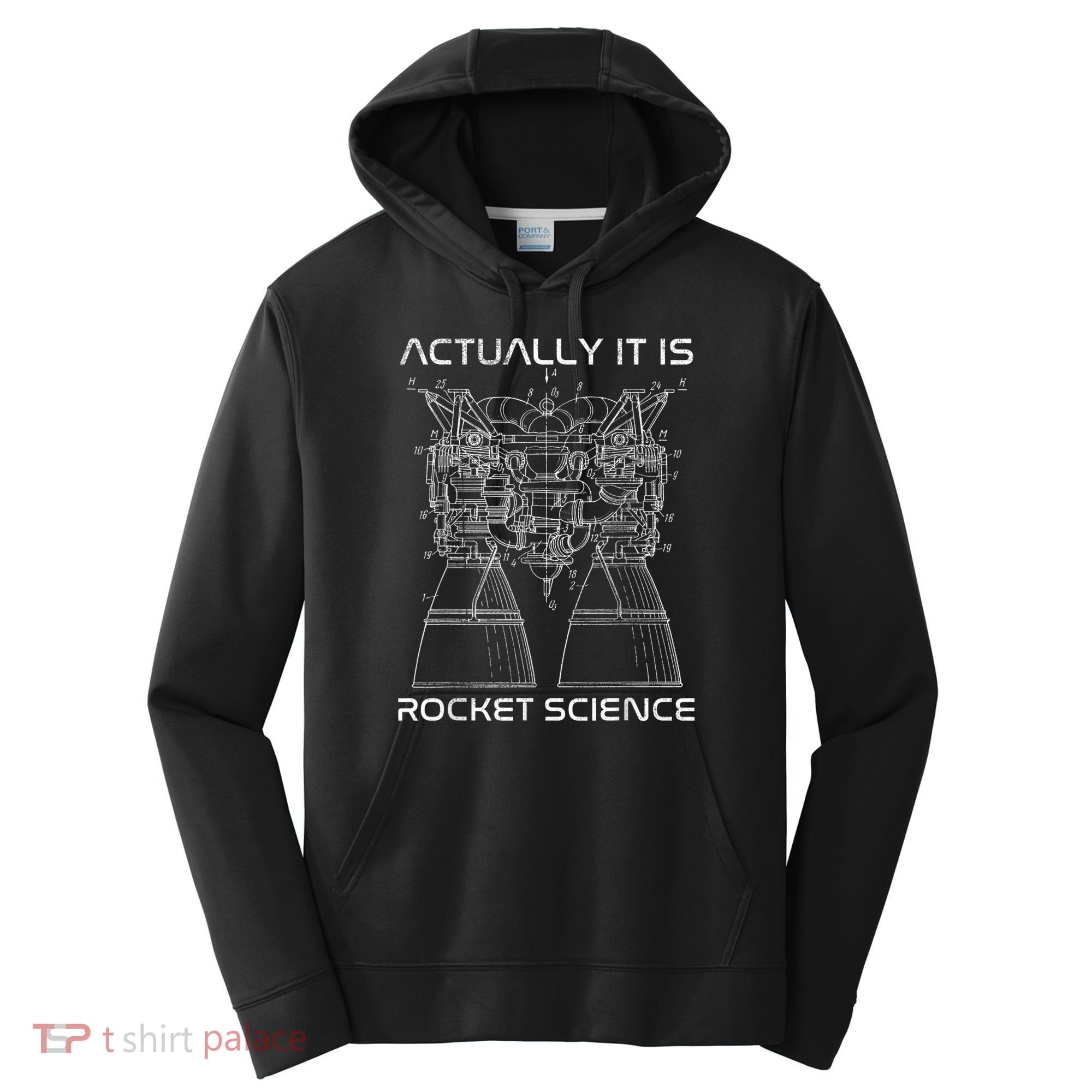 Actually It Is Rocket Science Math Engineering Teacher Performance Fleece Hoodie
