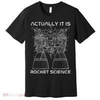 Actually It Is Rocket Science Math Engineering Teacher Premium T-Shirt thumb 0