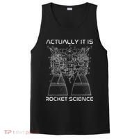 Actually It Is Rocket Science Math Engineering Teacher PosiCharge Competitor Tank thumb 0