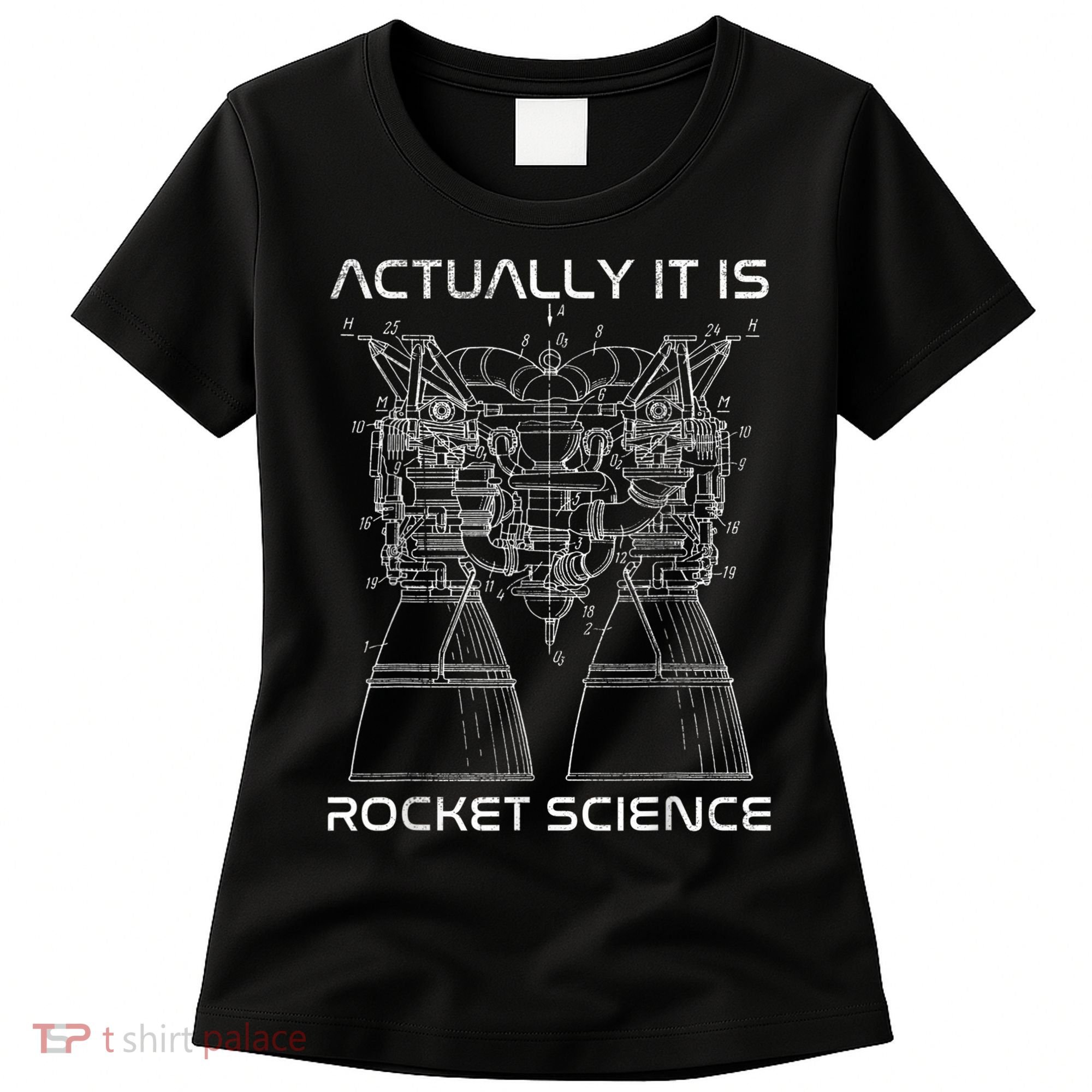 Actually It Is Rocket Science Math Engineering Teacher Women's T-Shirt