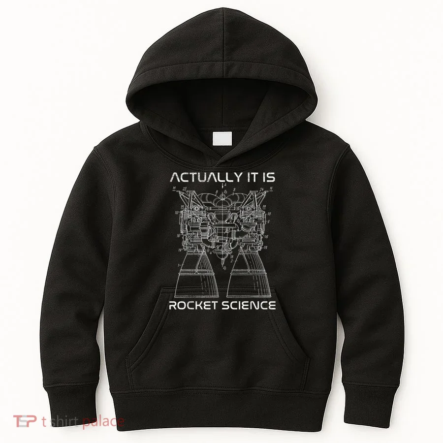 Actually It Is Rocket Science Math Engineering Teacher Kids Hoodie