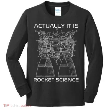Actually It Is Rocket Science Math Engineering Teacher Kids Long Sleeve Shirt