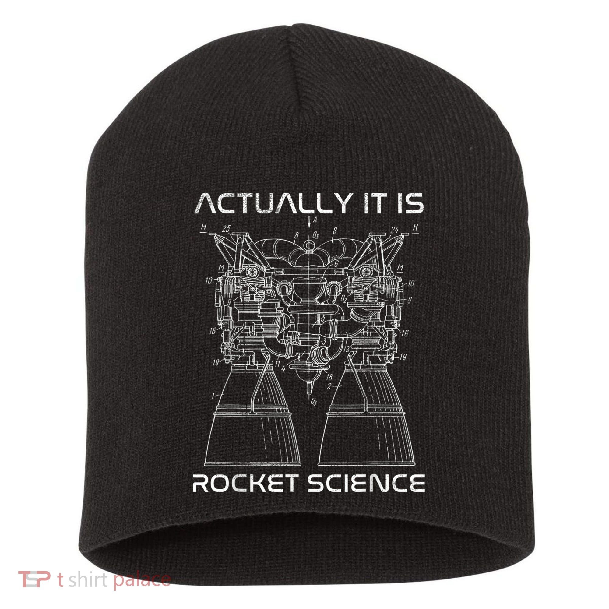 Actually It Is Rocket Science Math Engineering Teacher Short Acrylic Beanie