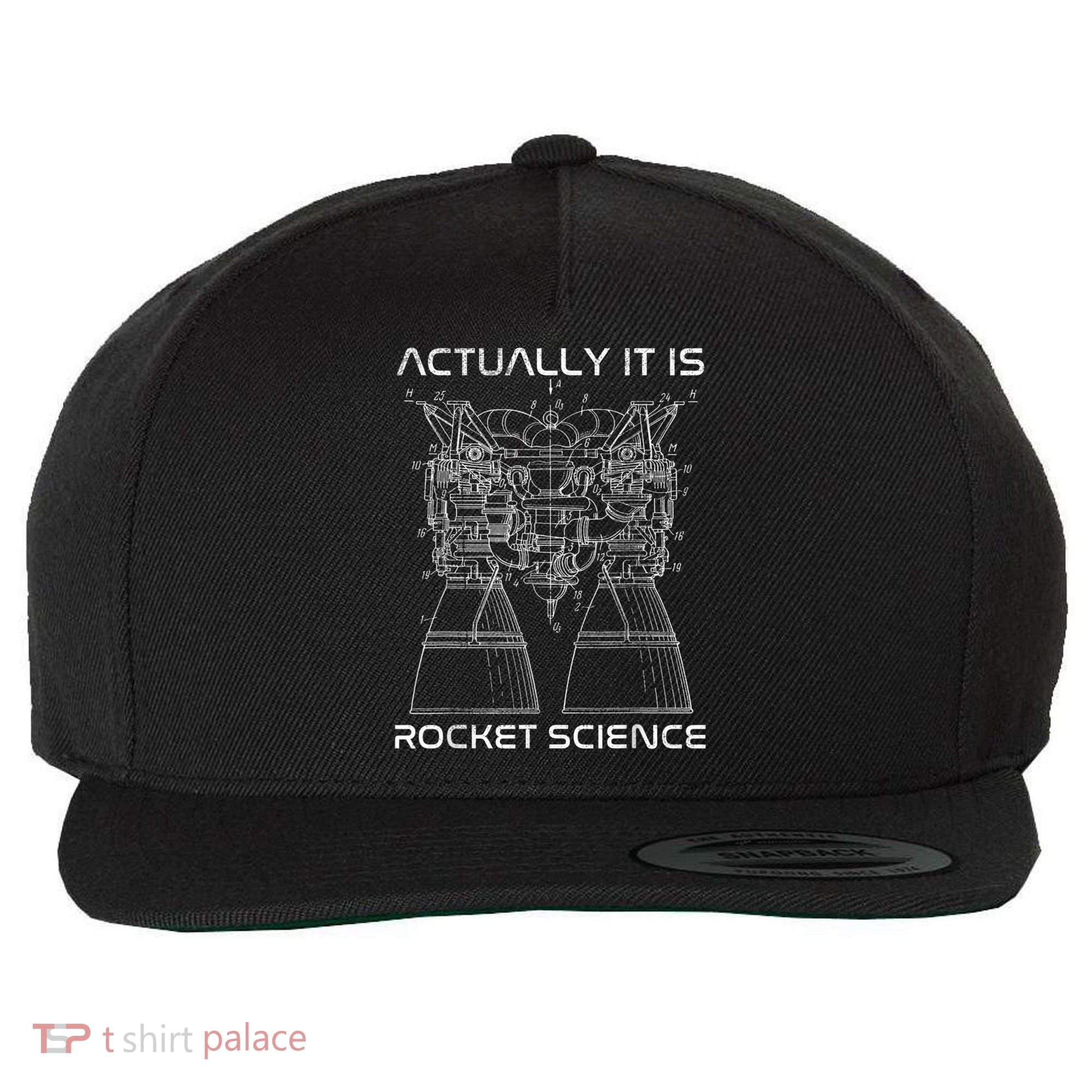 Actually It Is Rocket Science Math Engineering Teacher Wool Snapback Cap