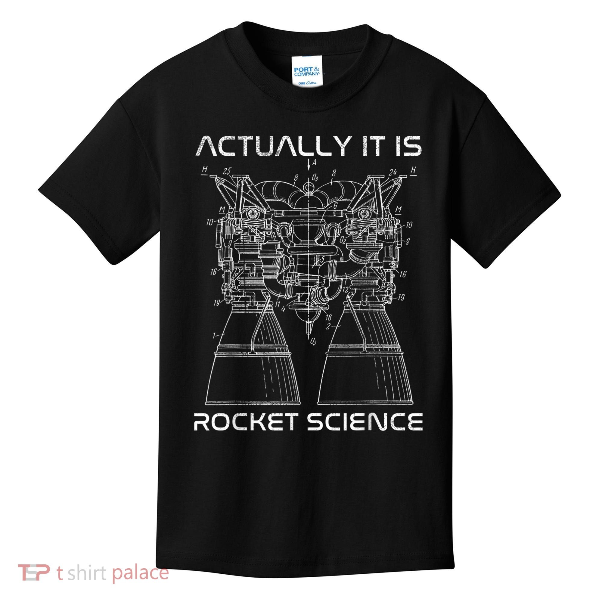 Actually It Is Rocket Science Math Engineering Teacher Kids T-Shirt